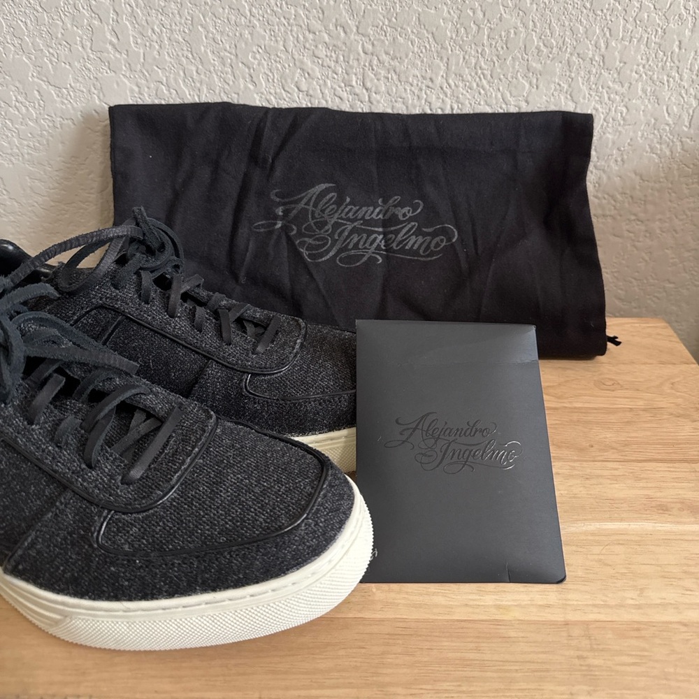 Alejandro Ingelmo Grey Toby Fabric Low Top - Picture 11 of 12